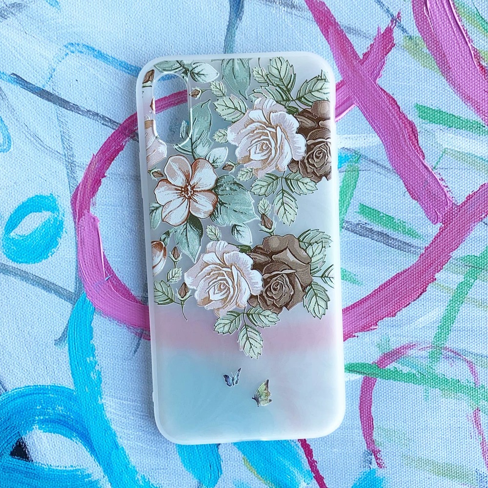 iPhone 6 Case Brown Green Clear NEW Silicone Cover